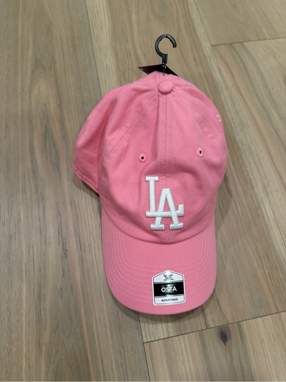 Pink LA Logo Baseball Cap - Adjustable